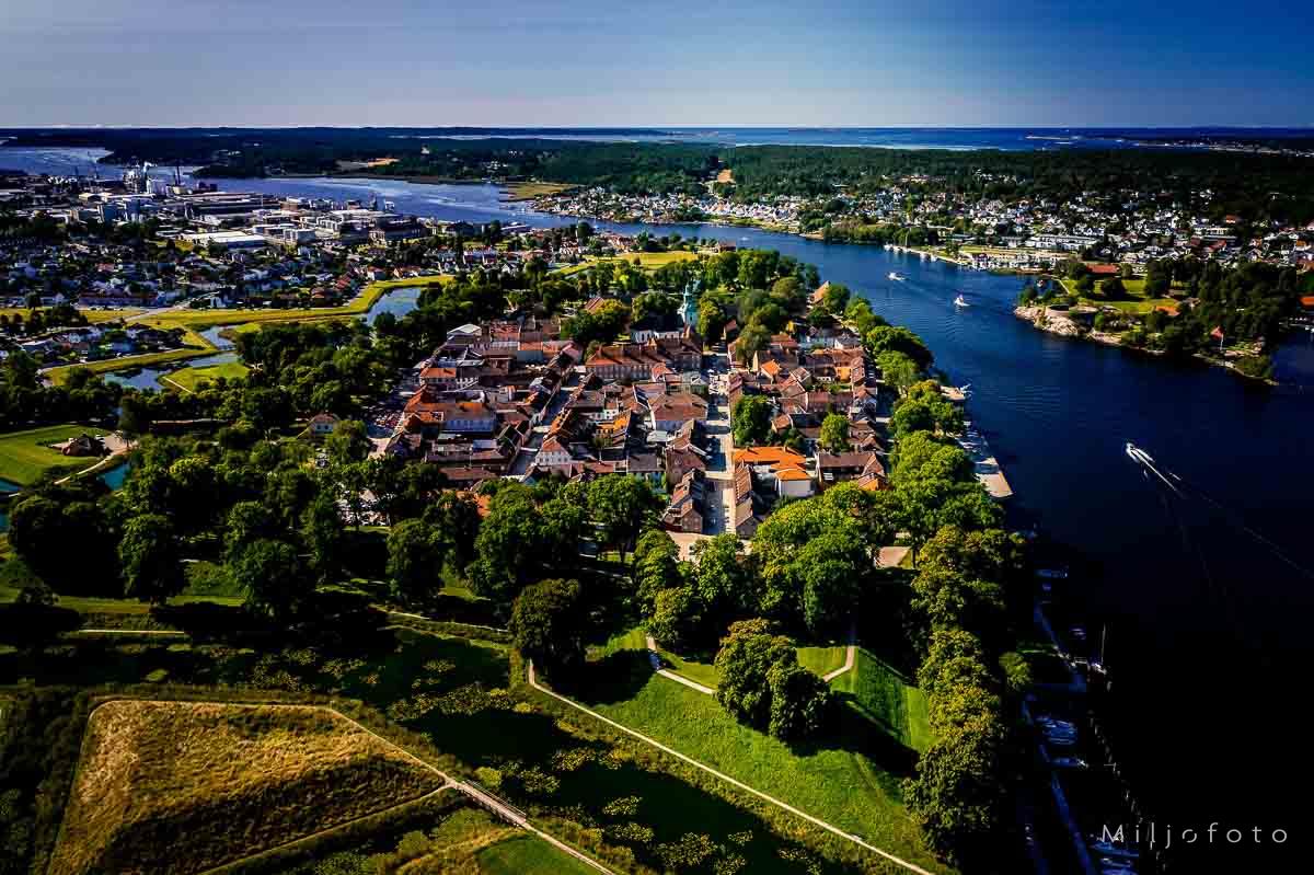 Gamlebyen Fredrikstad mot Hvaler Gamlebyen Fredrikstad mot Hvaler