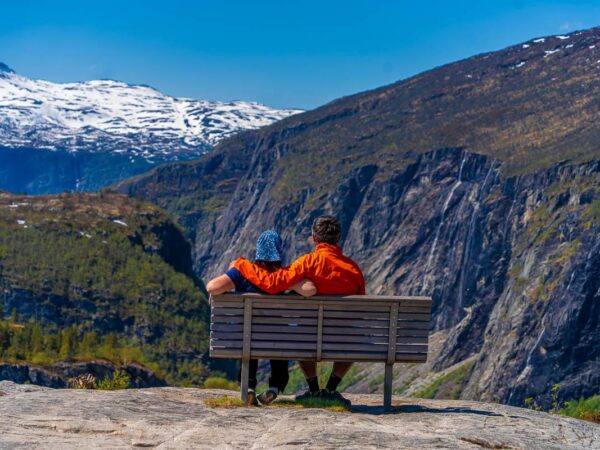 Vøringsfossen - nyter utsikten