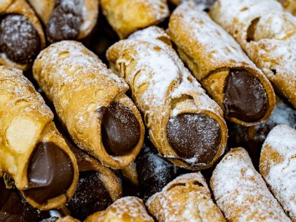 Cannoli med sjokolade