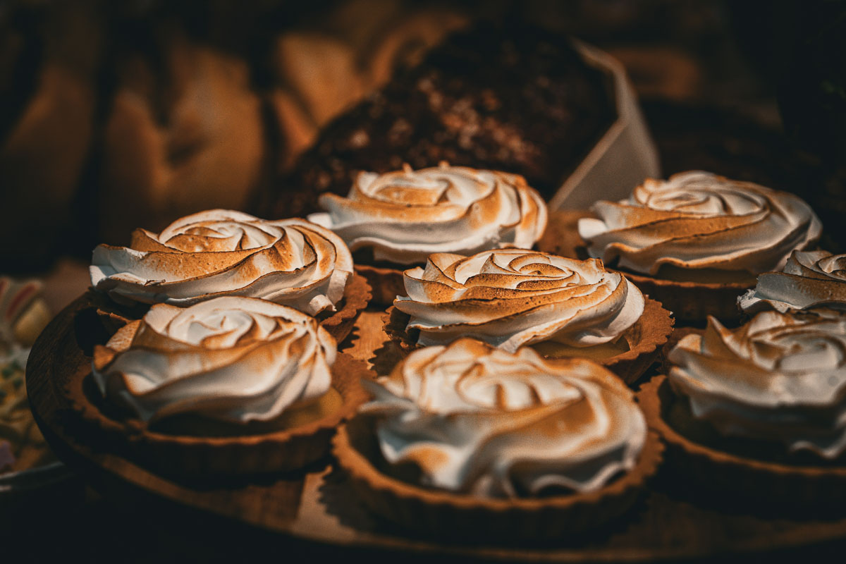 Terter med marengs Terter med marengs