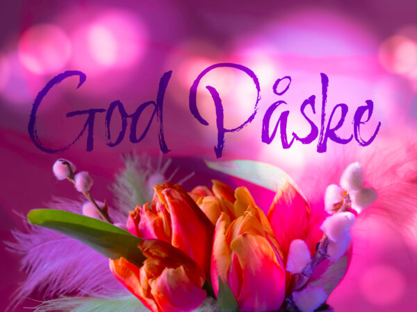God påske i rosa