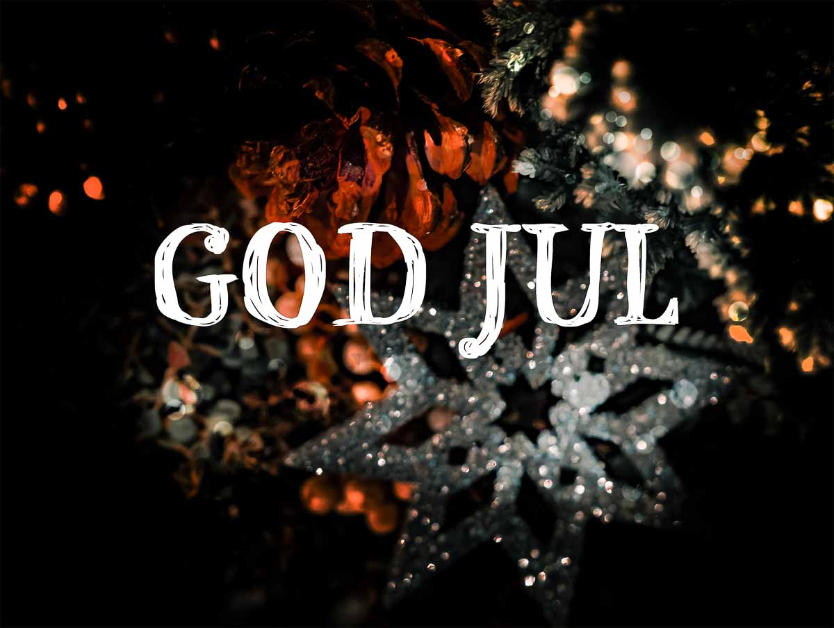 Jul (1) Jul et bilde med god jul og julestjerne