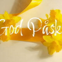 Gult påskebilde - Påske