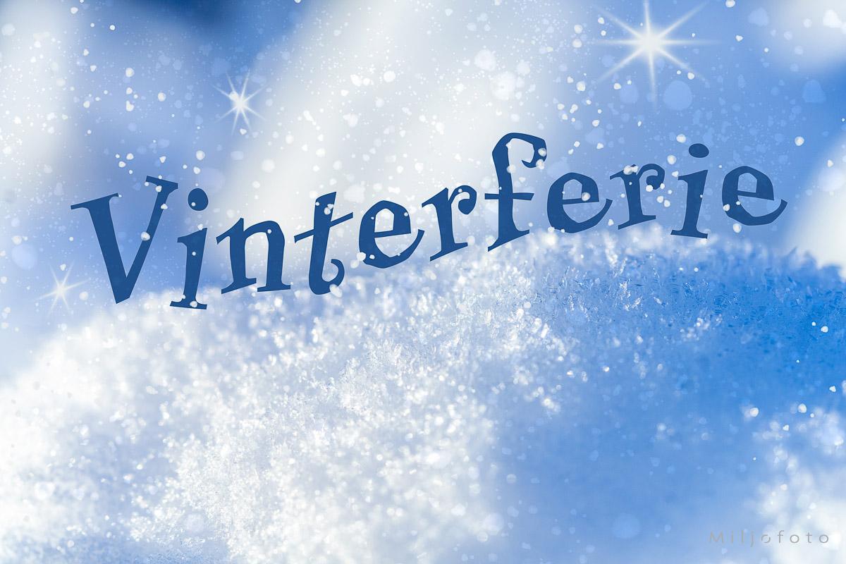 Vinterferie i snø