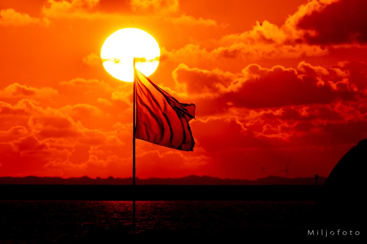 Flagg i sol - Høst Flagg i sol - Høst