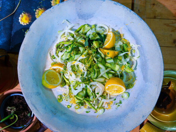 Agurksalat med sitron