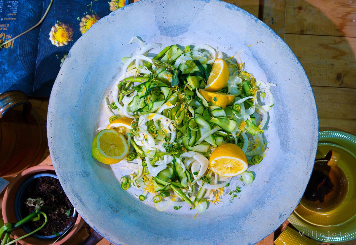 Agurksalat med sitron