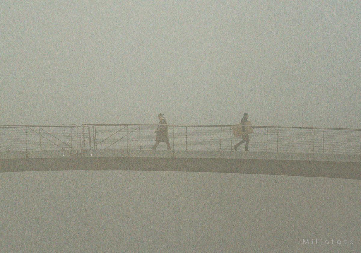 Bilde av tåke i Fredrikstad