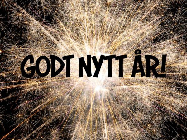 Godt nytt år - fyrverkeri