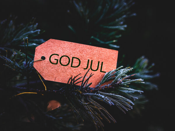 julebilde - gavelapp