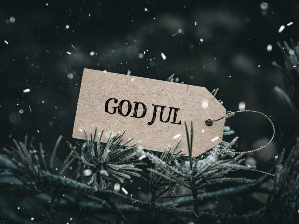 julebilde - gavelapp