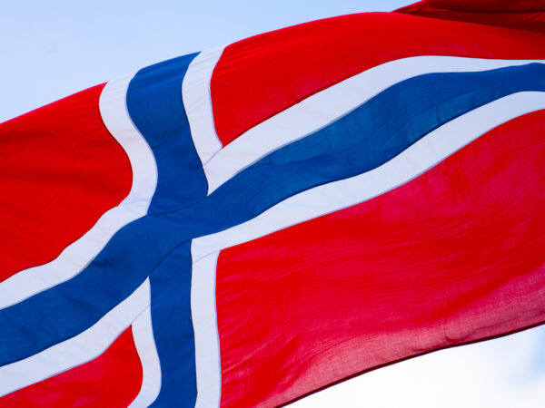 Flagg på skrå - 17.mai