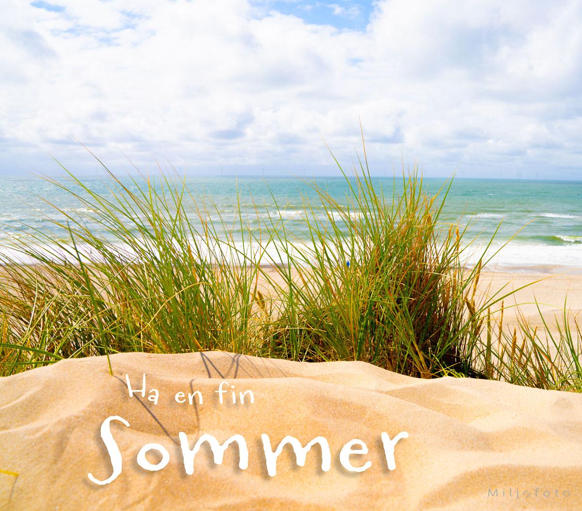 Fin sommer - Strand