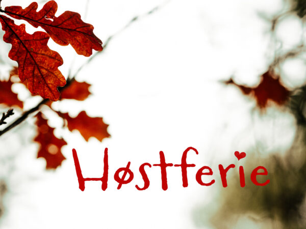 Høstferie - høstmotiv