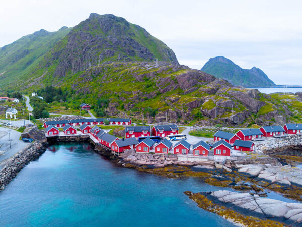 Mortsund med rorbuer - Lofoten