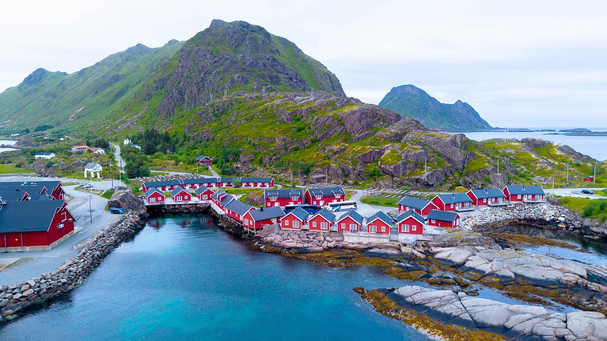 Mortsund med rorbuer - Lofoten