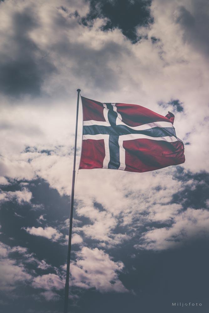 Flagg i lysningen - 17.mai Flagg i lysningen - 17.mai