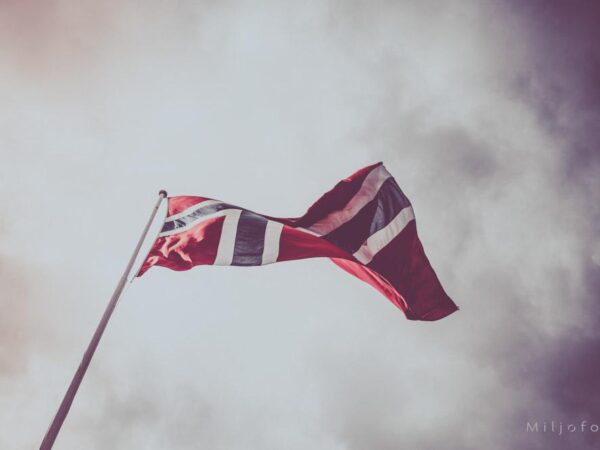 Flagg mot himmelen - 17.mai