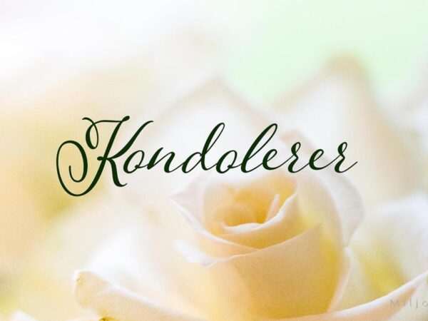 Kondolerer - Roser