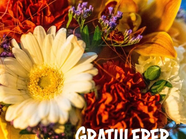 Gratulerer - blomster