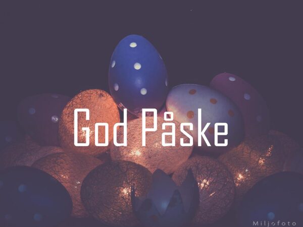 Påskeegg og lys - påske