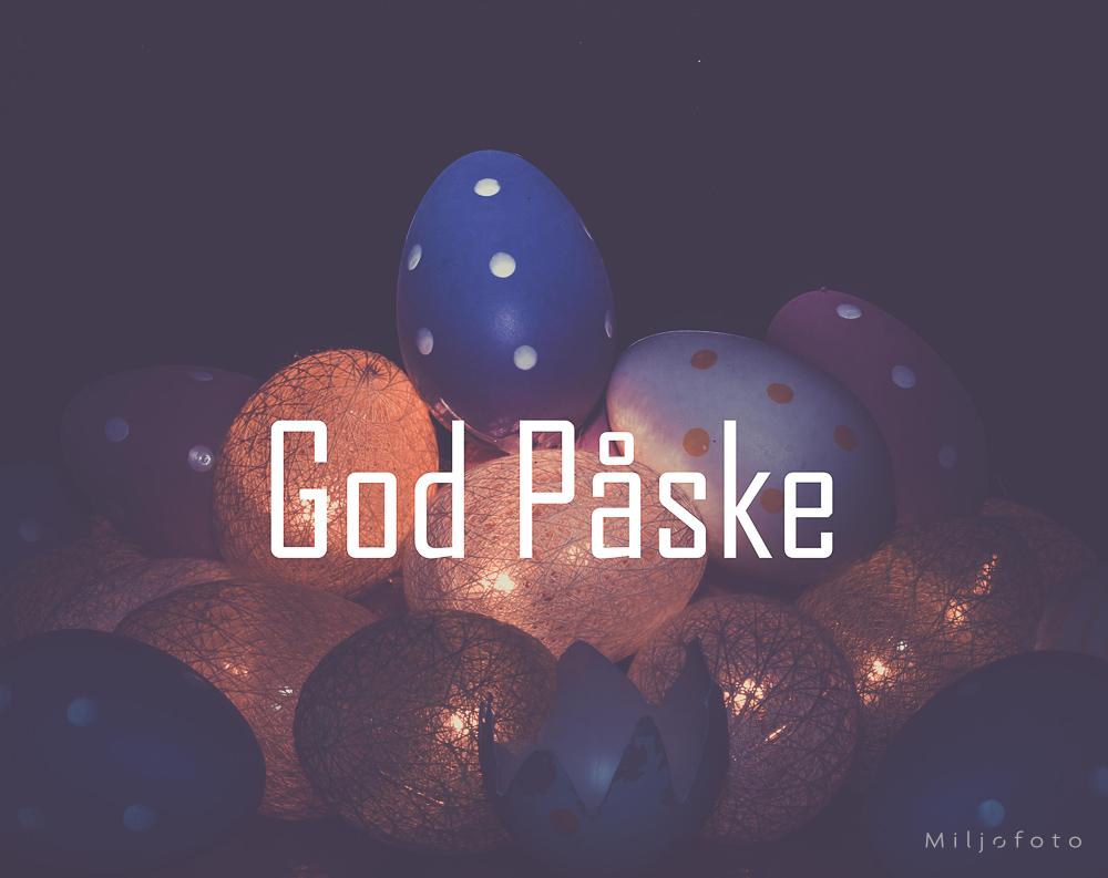 Påskeegg og lys - påske Påskeegg og lys - påske
