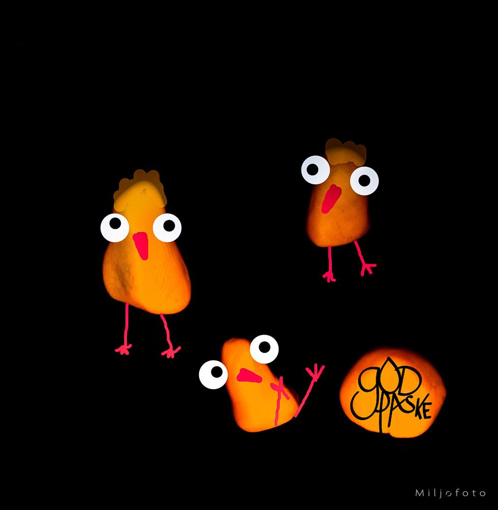 Påske kyllinger - God påske Påske kyllinger - God påske